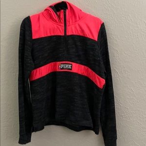 PINK quarter zip hoodie